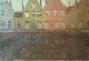 Henri Le Sidaner The Quay oil painting